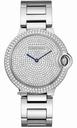 Cartier Ballon Bleu White Gold With Diamonds