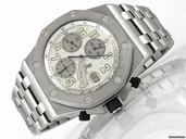 Audemars Piguet Herren "ROYAL OAK OFFSHORE" 42 mm Edelstahl Automatik