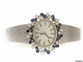 Ebel 18K/750 Wei gold mit Saphir & Brillantbesatz