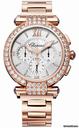 Chopard Imperiale Mother of Pearl Chronograph 18kt Rose Gold Ladies Watch 384211-5004