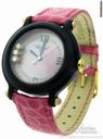 Chopard "Be Happy" Pink MOP Diamond Quartz Date 32mm Watch