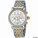 Michele CSX 36 Mother of Pearl Diamond Dial Two Tone Ladies Watch MWW03M000158