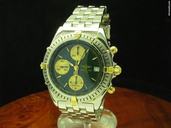 Breitling Chronomat 18kt Gold / Edelstahl Chronograph Automatic Herrenuhr