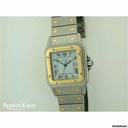 Cartier Santos Bi-metal automatic on bracelet