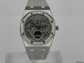 Audemars Piguet ROYAL OAK SCHELETRATO ACCIAIO PLATINO GHIERA IN BRILLANTI