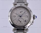 Cartier Pasha Power Reserve GMT SS/SS 38.5MM