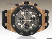 Audemars Piguet AP Royal Oak Offshore Rubber Clad Chronograph - 44mm 18k Rose Gold - Ref 25940ok.oo.d002ca.02 - Newest 2012 Dial Design - Brand New In Box
