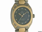 Omega Seamaster Vintage Titan/Gelbgold Diamond 26x22mm