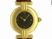 Cartier Vermeil Rivoli Quarz Vintage 24mm