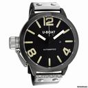 U-Boat Nero Black Dial Automatic Leather Mens Watch 340