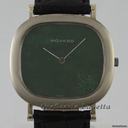 Movado oro bianco e giada