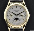 Patek Philippe YG Perpetual Calendar Silver Dial B&P 3940J