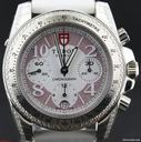 Tudor Chrono, Diamond bezel & shoulders with croco & rubber strap