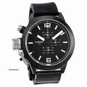 U-Boat Black Dial Rubber Mens Watch 1021
