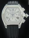 Cartier Steel Roadster Chronograph Strap Watch