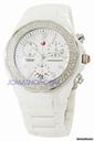 Michele Tahitian Ceramic White Diamond 36mm Ladies Watch MWW12B000001