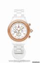 Michele Jetway White Ceramic Ladies Watch MWW17B000008