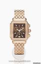 Michele Deco Day Rose Gold-Plated Stainless Steel Ladies Watch MWW06P000095