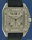 Cartier Santos 100 Chrono Diamonds