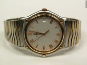 Ebel classic wave stainless steel and yellow gold Mod. 54662301