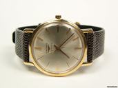 Longines Automatic yellow gold and leather
