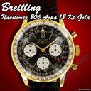 Breitling Navitimer  806  in 18 KT Gold