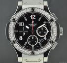 Hublot S/S Diamond Bezel Big Bang Chrono B&P 301.SX.130.RX