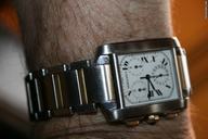 Cartier Tank Francaise Chronograph Stahl-Gold