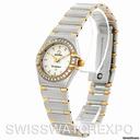Omega Constellation Mini Steel And Gold Diamond Watch