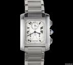 Cartier Tank Francaise Chronoflex Chronograph SS XL