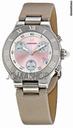 Cartier Chronoscaph Silvered Pink Sunburst Dial Chronograph Ladies Watch W1020012