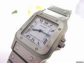 Cartier Santos CarreeGM Stahl Herren