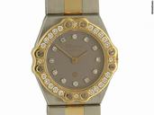 Chopard St. Moritz Stahl/Gelbgold Diamond Mini Vintage 19mm