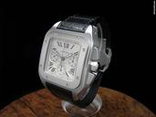 Cartier Santos 100 Stahl Chronograph Automatik Gm 51x42