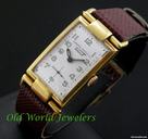 Omega TISSOT PLAQUE VINTAGE RECTANGLE FLEXIBLE LUGS