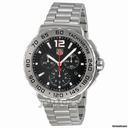 TAG Heuer Formula 1 Chronograph Black Dial Stainless Steel Mens Watch CAU1112.BA0858