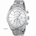TAG Heuer Carrera Automatic Chronograph Silver Dial Stainless Steel Mens Watch CAR2111.BA0720