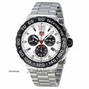 TAG Heuer Formula 1 Chronograph White Dial Stainless Steel Mens Watch CAU1111.BA0858