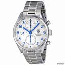 TAG Heuer Carrera Heritage Chronograph Silver Dial Automatic Mens Watch CAS2111.BA0730
