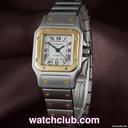 Cartier Santos Galbee Lady - Gold & Steel