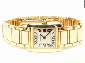Cartier Tank Francaise lady yellow gold Mod. 2385
