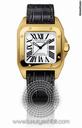Cartier Santos 100 18kt Yellow Gold Ladies Watch W20112Y1