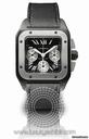 Cartier Santos 100 Titanium Satined Coated with ADLC Mens Watch W2020005