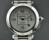 Cartier Stainless Steel White Dial Pasha C B&P W31031H3