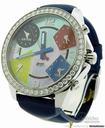 Jacob & Co. Men's  Five Time Zones JC8 Blue Mother of Pearl Diamond Watch