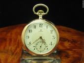 Omega Open Face Taschenuhr Aus 800 Silber