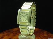 Cartier Tank Francaise 18kt Gold / Edelstahl Automatic Inkl. Box & Papiere