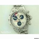 Breitling Transocean steel quartz chronograph on bracelet