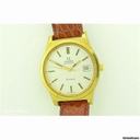 Omega Geneve gold plated automatic on strap