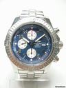 Breitling Super Avenger chronographe XL 48mm full steel/complet acier cadran bleu dial